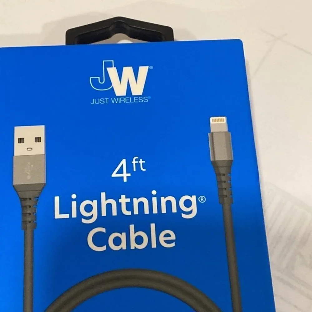 Lightning Charging Cable for iPhone Apple 4ft foot feet iPad Charger